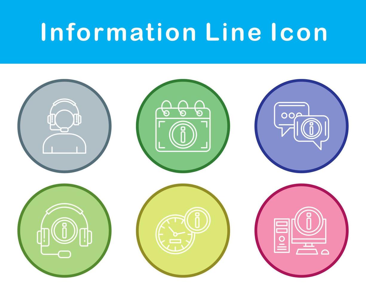 Information Vector Icon Set