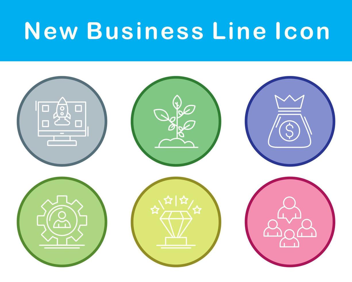 New Business Vector Icon Set