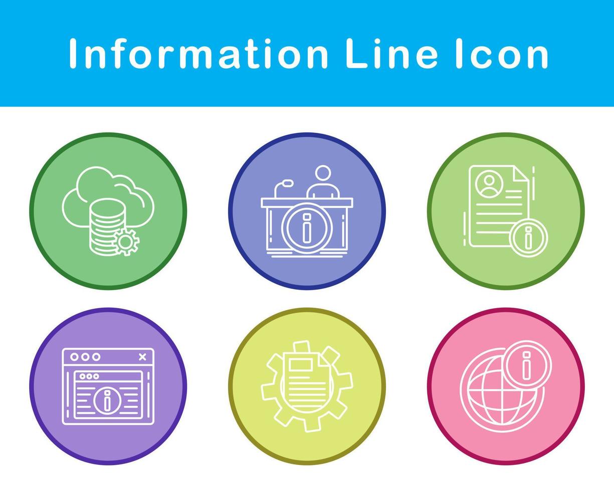 Information Vector Icon Set