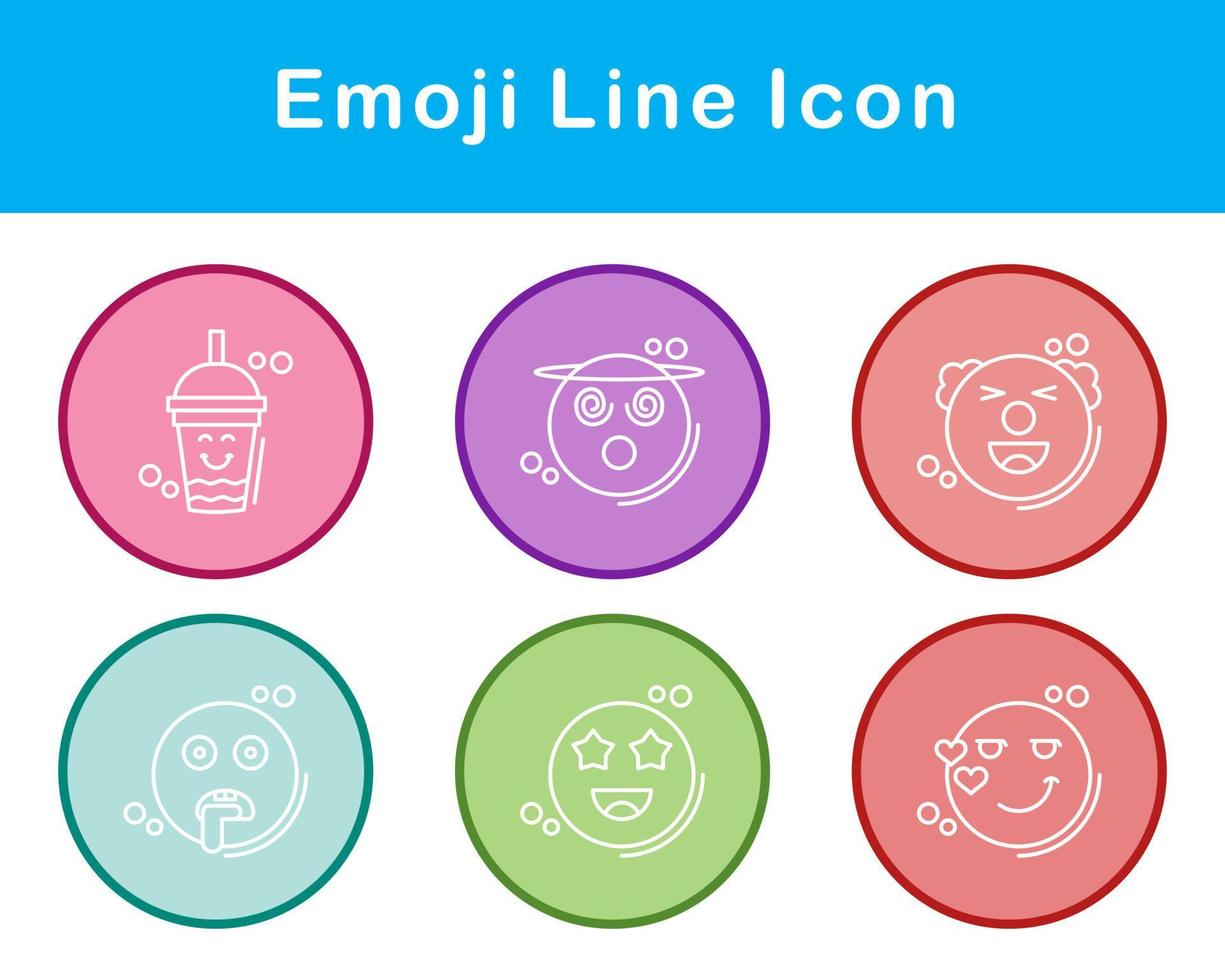 emoji vector icono conjunto