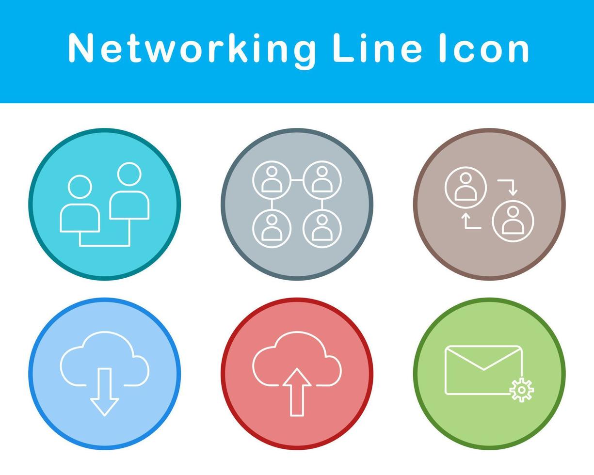 Networking Vector Icon Set