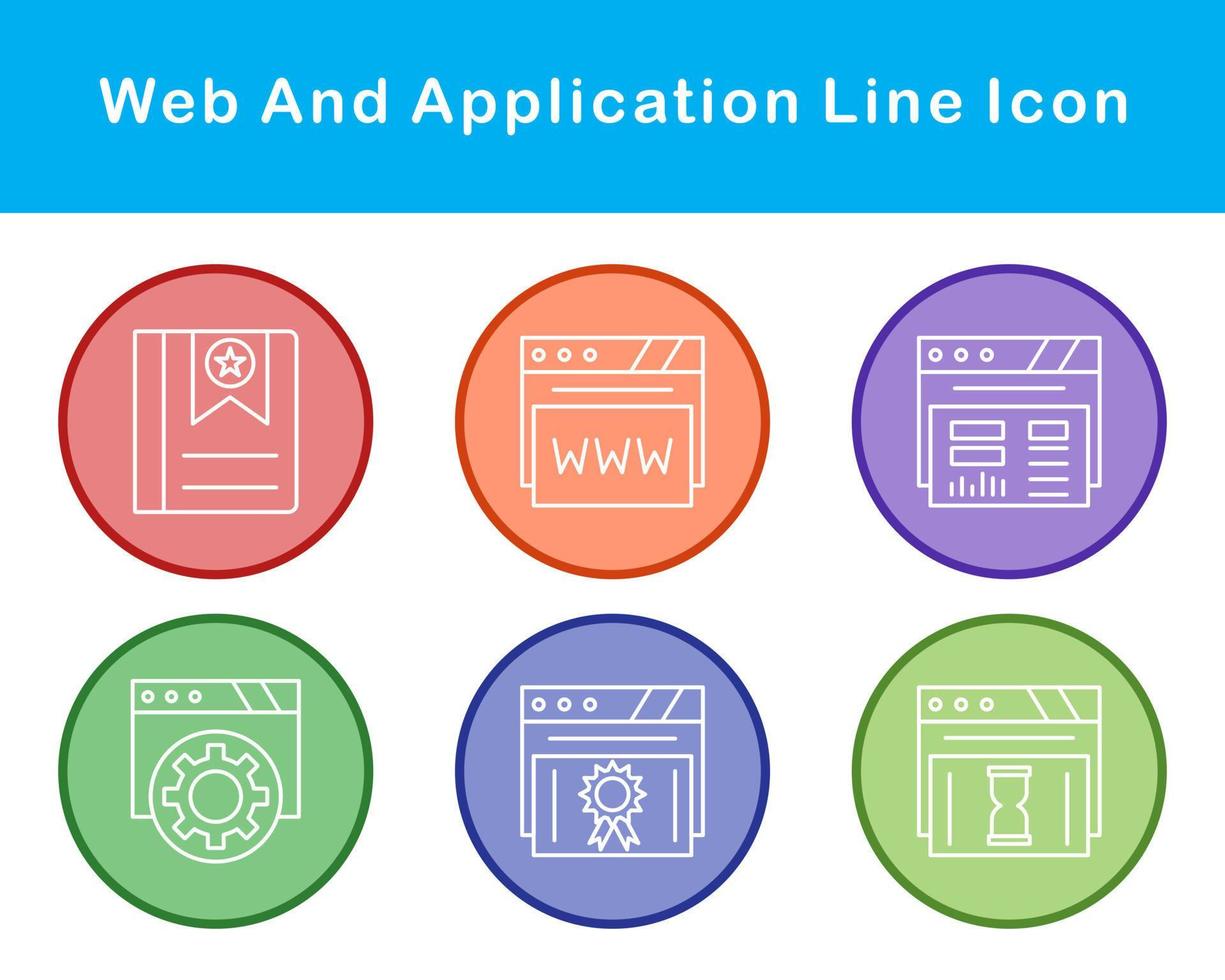 Web And Application Vector Icon Set