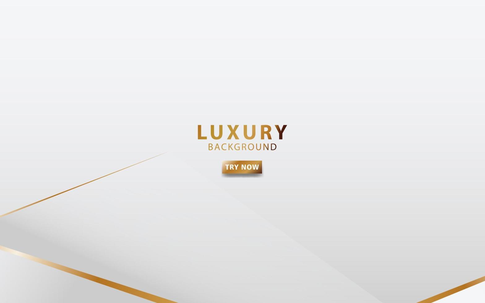 modern white abstract background with golden line vector