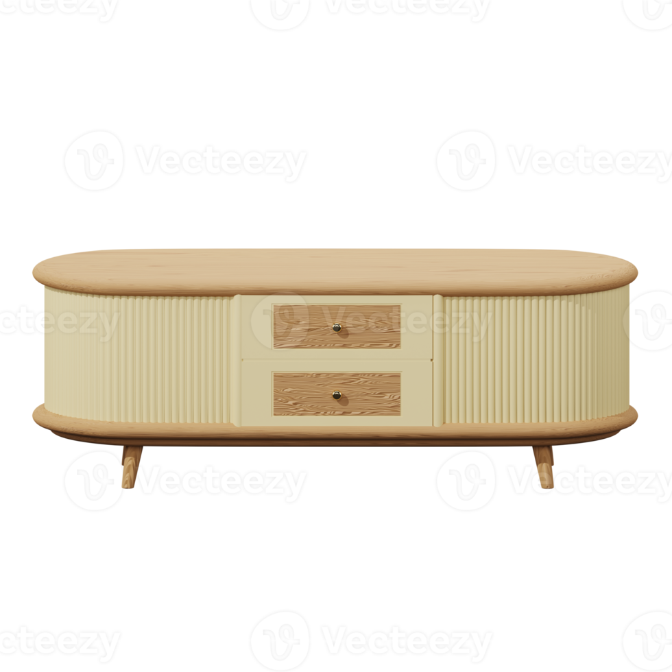 3d carino di legno tv tavolo png