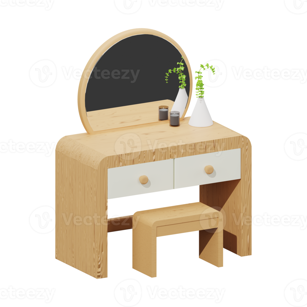 3d de madera vendaje mesa png