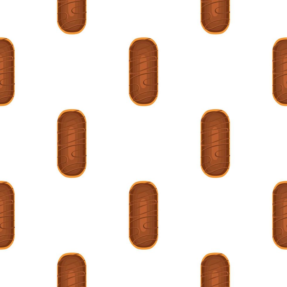 Pattern homemade cookie different taste in pastry biscuit vector