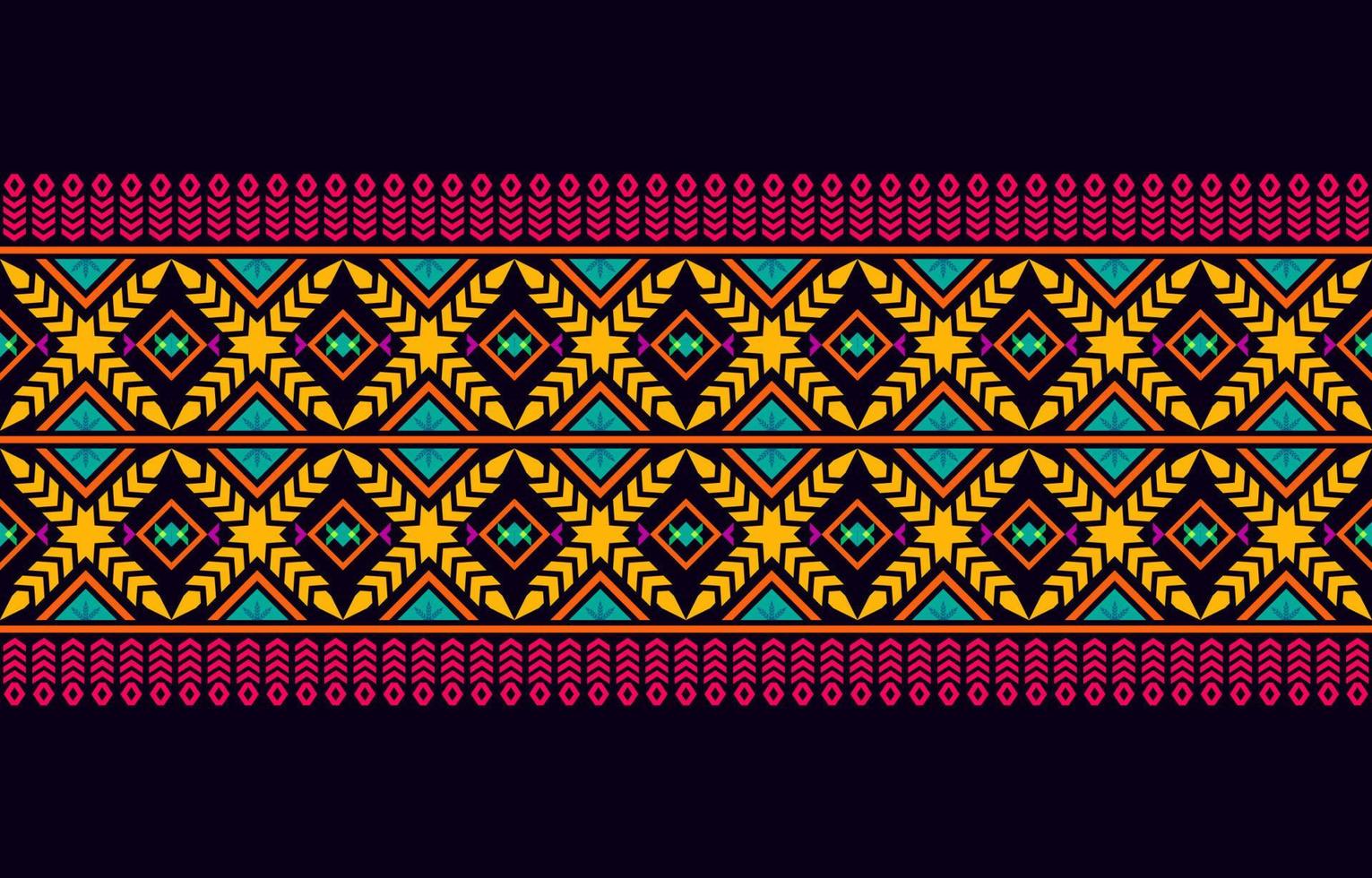 Pattern design with geometric shapes. vector