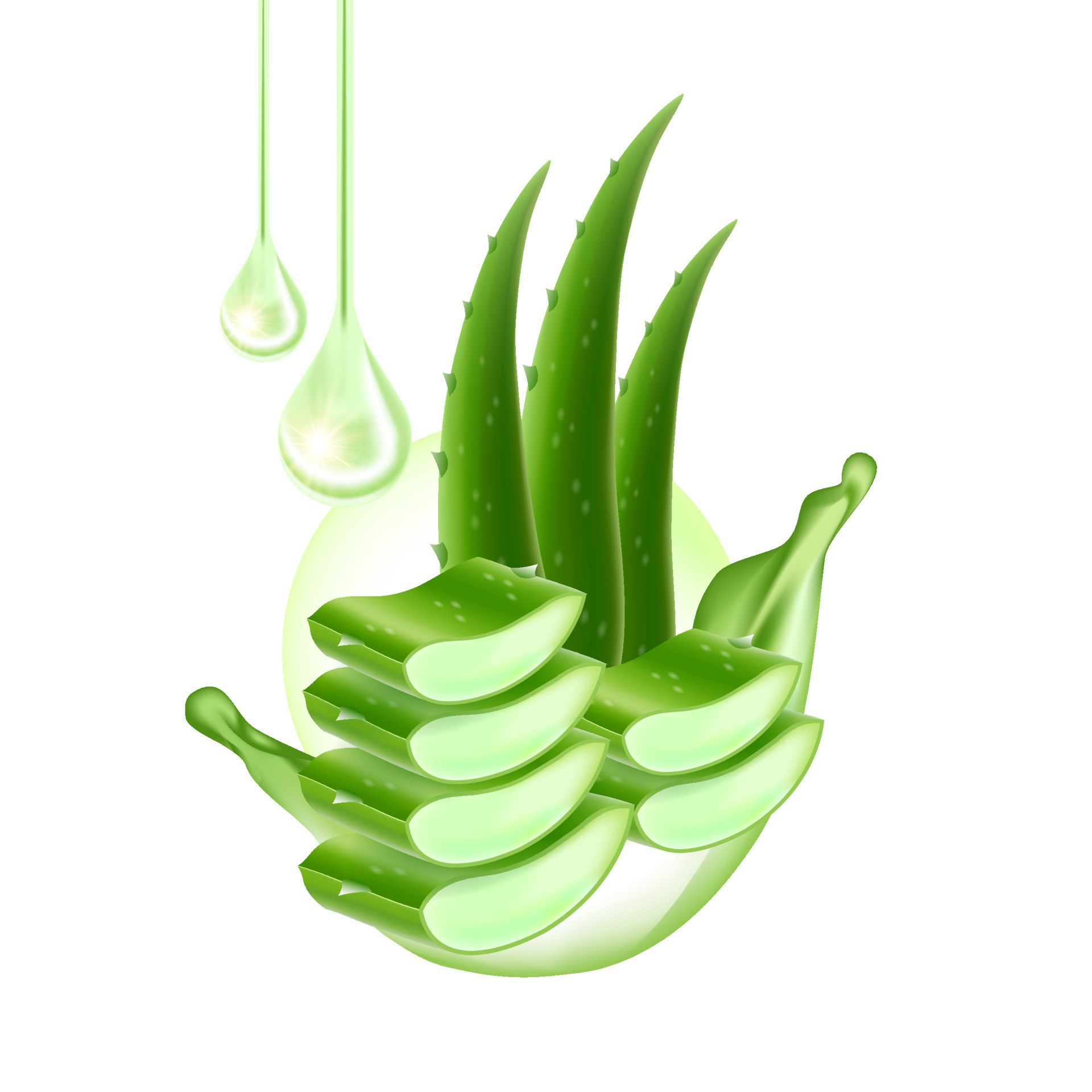 aloe vera collagen and serum for skin care cosmetic vector 21360788