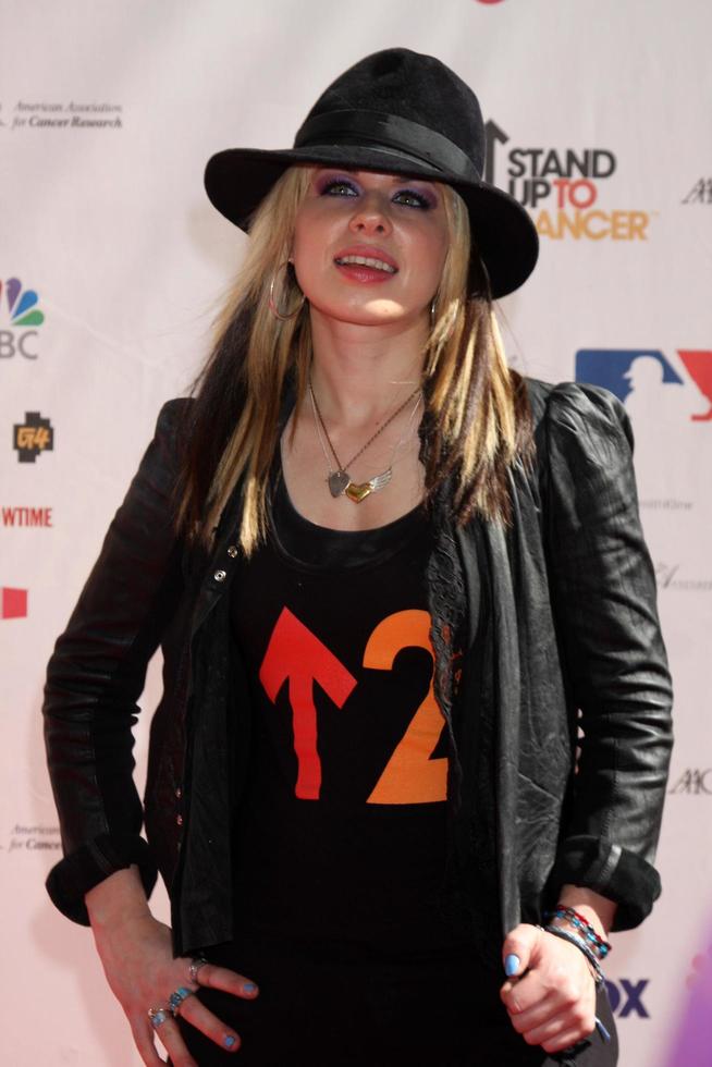 LOS ANGELES  SEP 10  Orianthi arrives at the Stand Up 2 Cancer 2010 Event at Sony Studios on September 10 2010 in Culver City CA photo