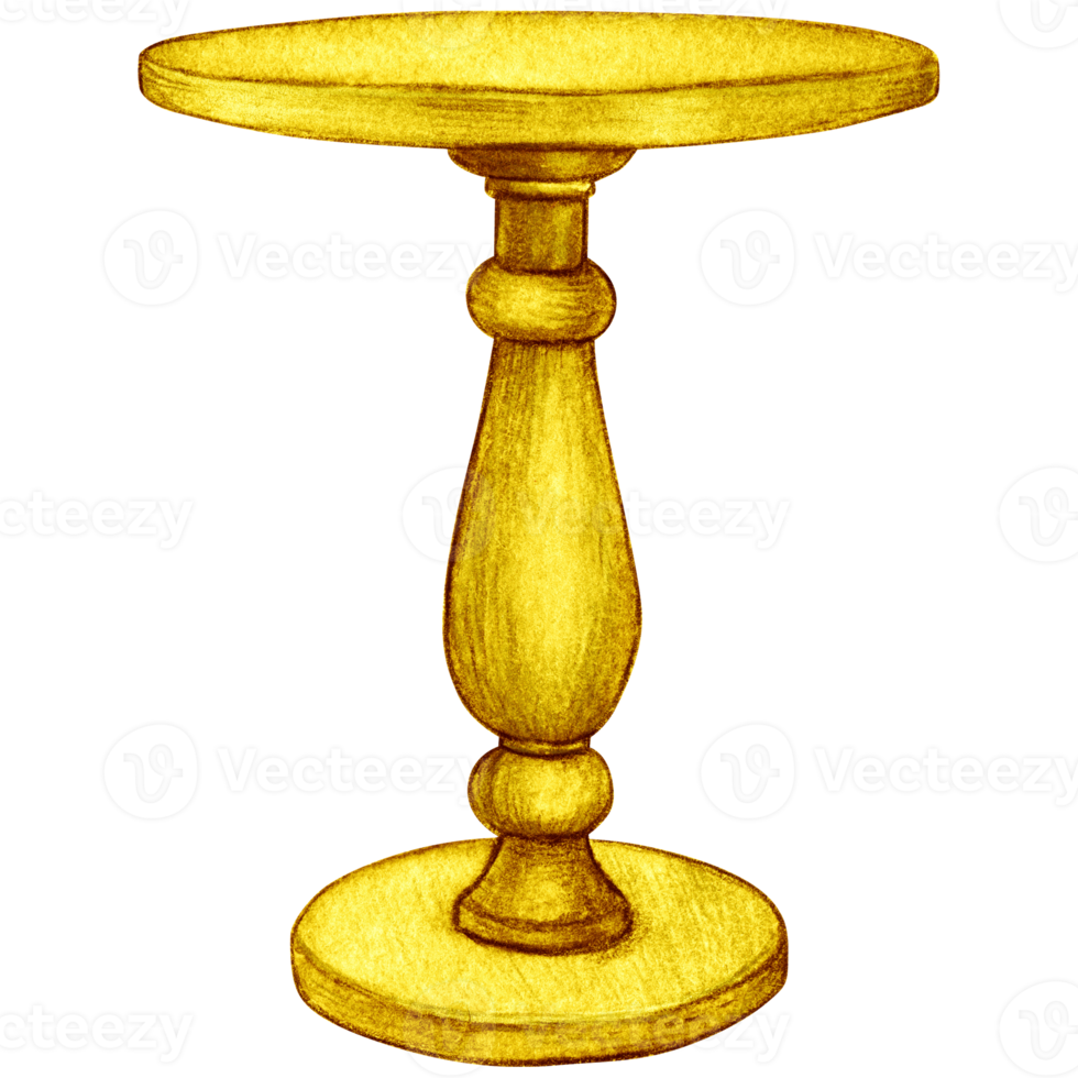 Empty cake stand, table top png