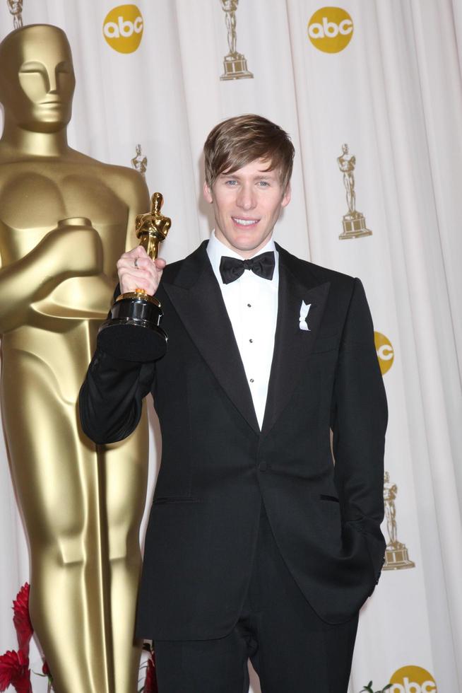 Lance Black  in the 81st Academy Awards Press Room at the Kodak Theater in Los Angeles CA  onFebruary 22 20092009 photo