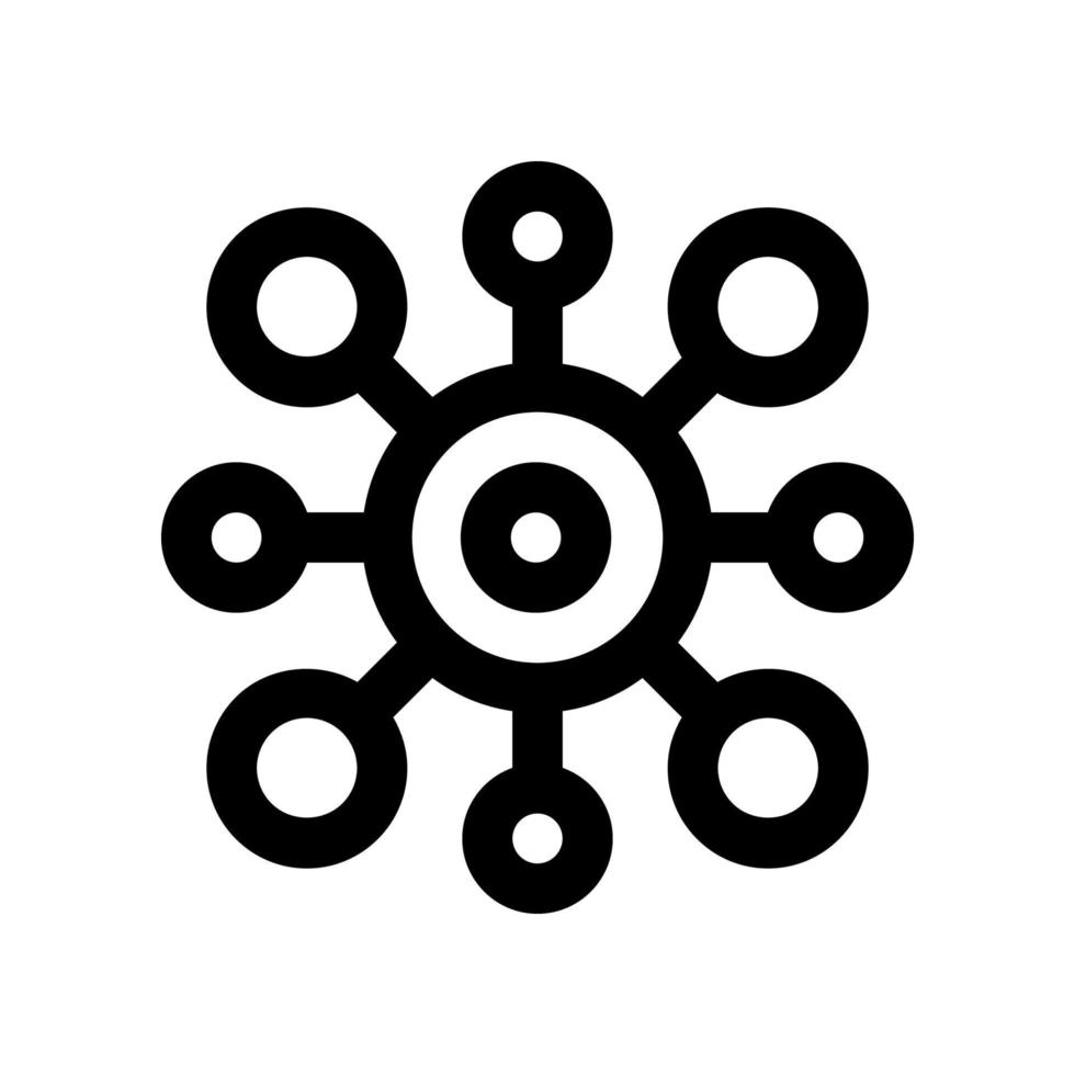 virus icon for your website design, logo, app, UI. vector