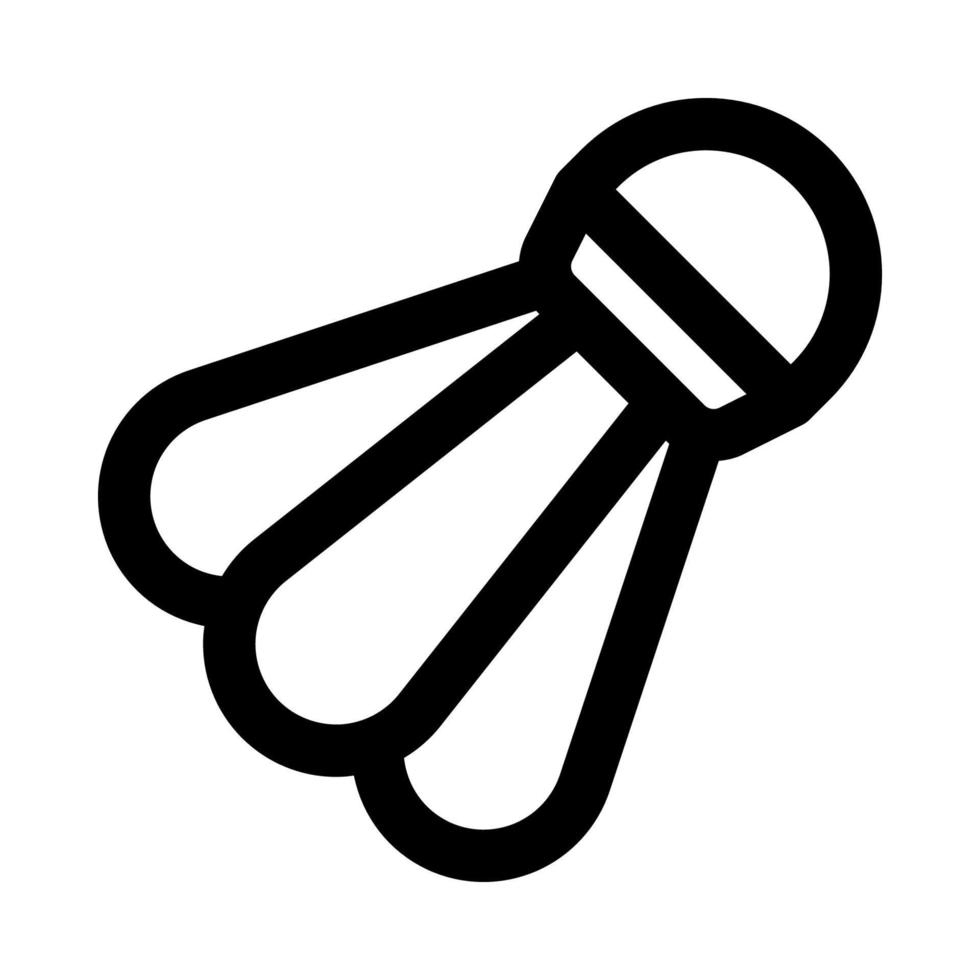 shuttlecock icon for your website, mobile, presentation, and logo design. vector