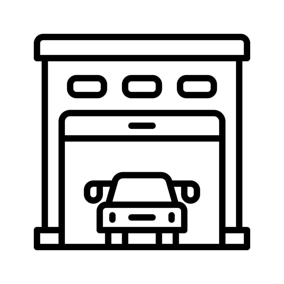 garage icon for your website, mobile, presentation, and logo design. vector