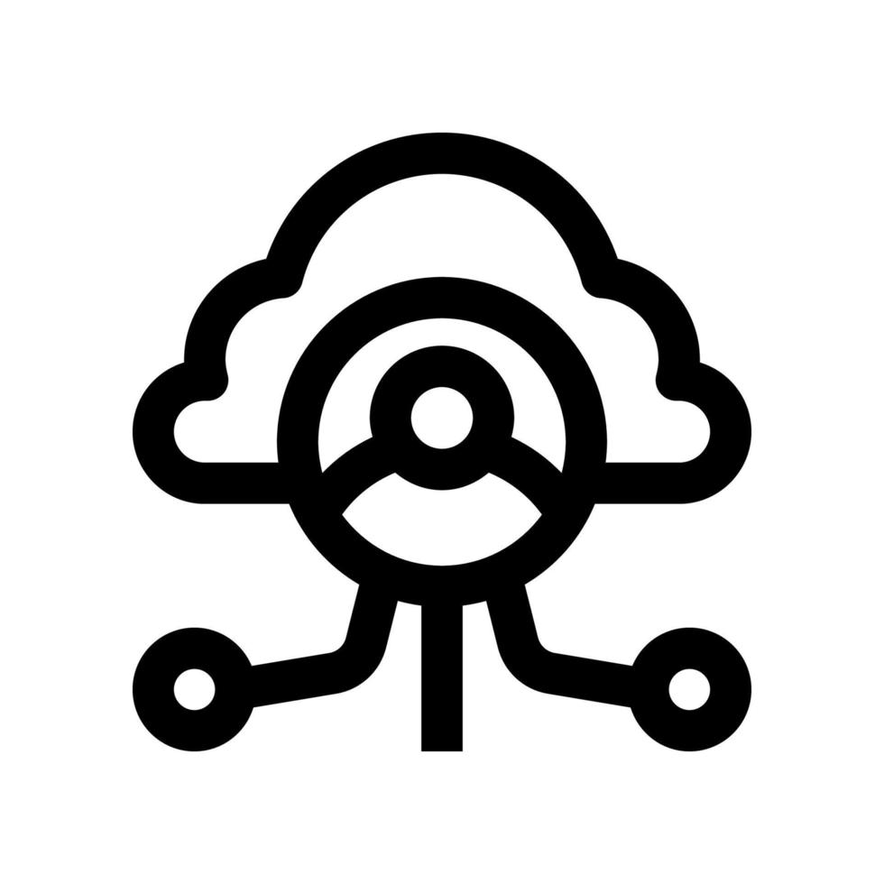 cloud computing icon for your website, mobile, presentation, and logo design. vector