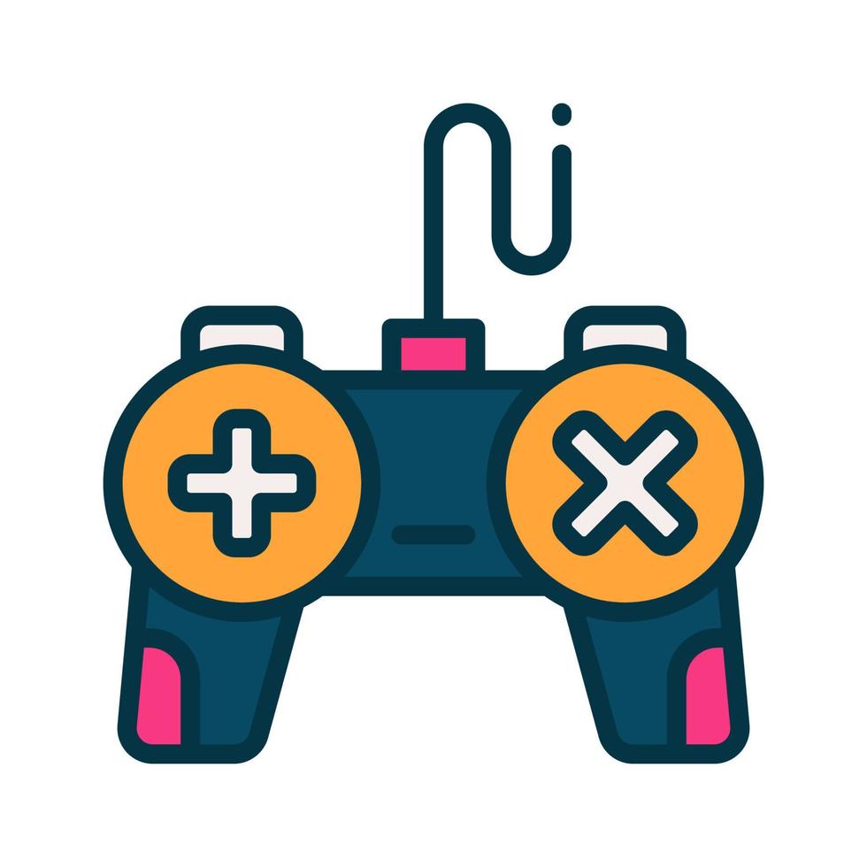 icono de gamepad para su sitio web, móvil, presentación y diseño de logotipo. vector