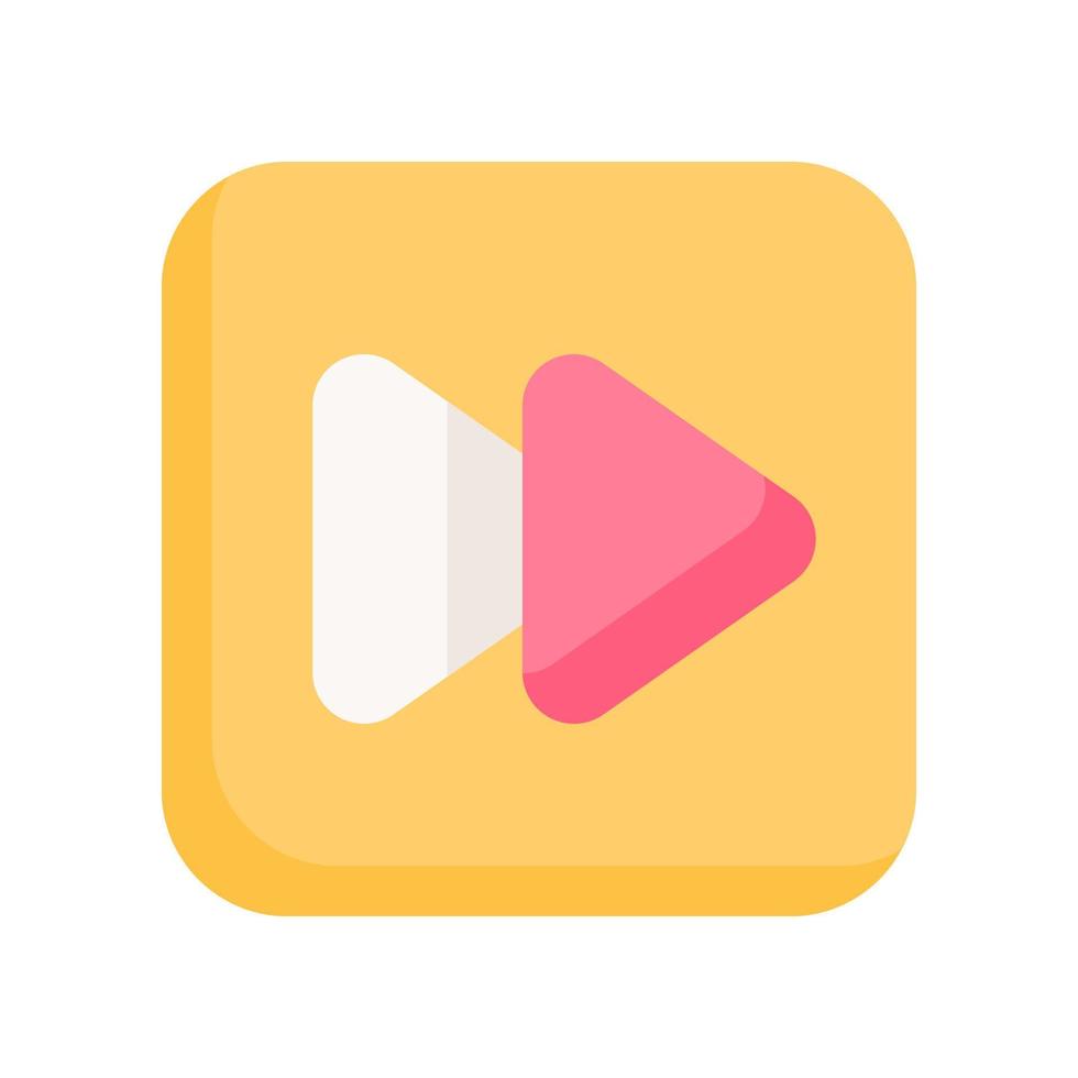 fast forward icon for your website design, logo, app, UI. vector