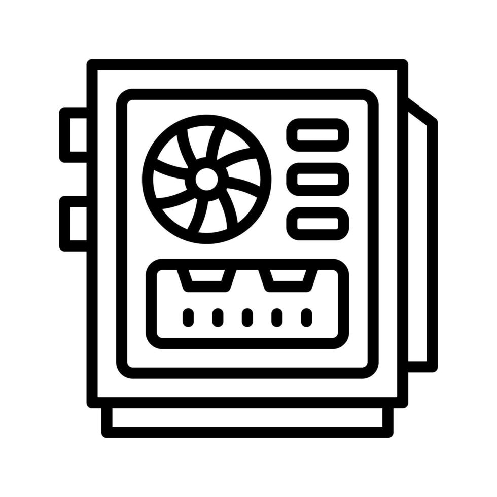 icono de computadora para su sitio web, móvil, presentación y diseño de logotipo. vector