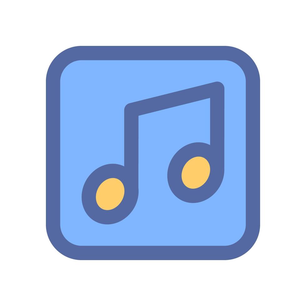 música Nota icono para tu sitio web diseño, logo, aplicación, ui vector