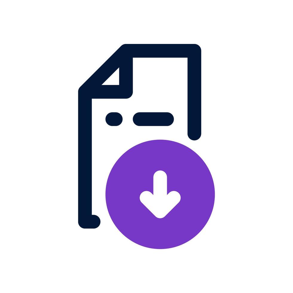file download icon for your website, mobile, presentation, and logo design. vector
