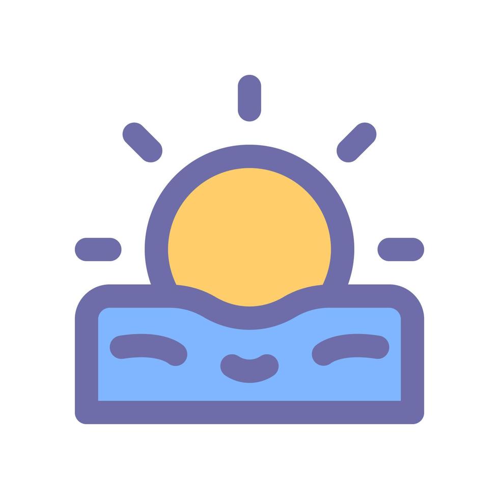 sunrise icon for your website design, logo, app, UI. vector