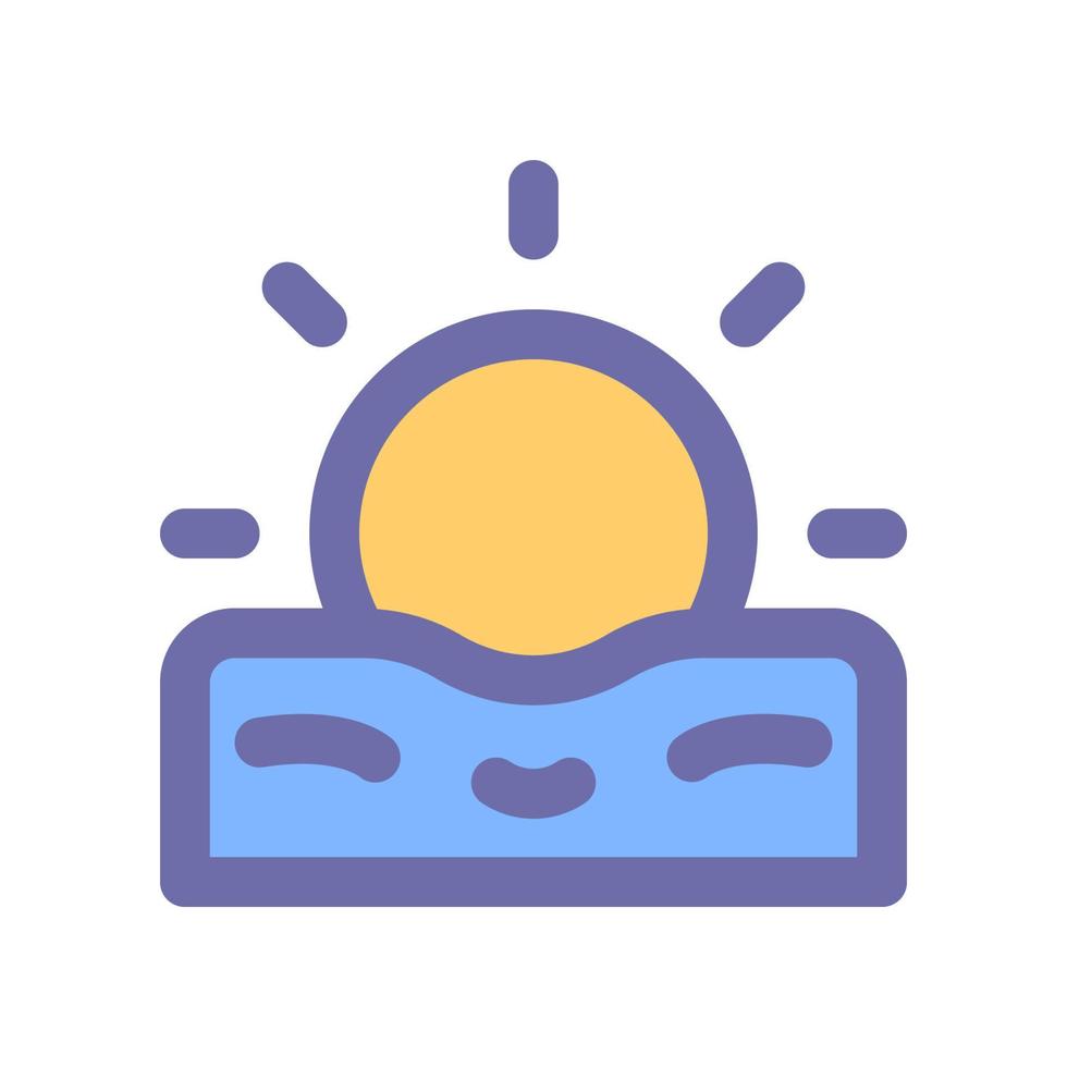 amanecer icono para tu sitio web diseño, logo, aplicación, ui vector