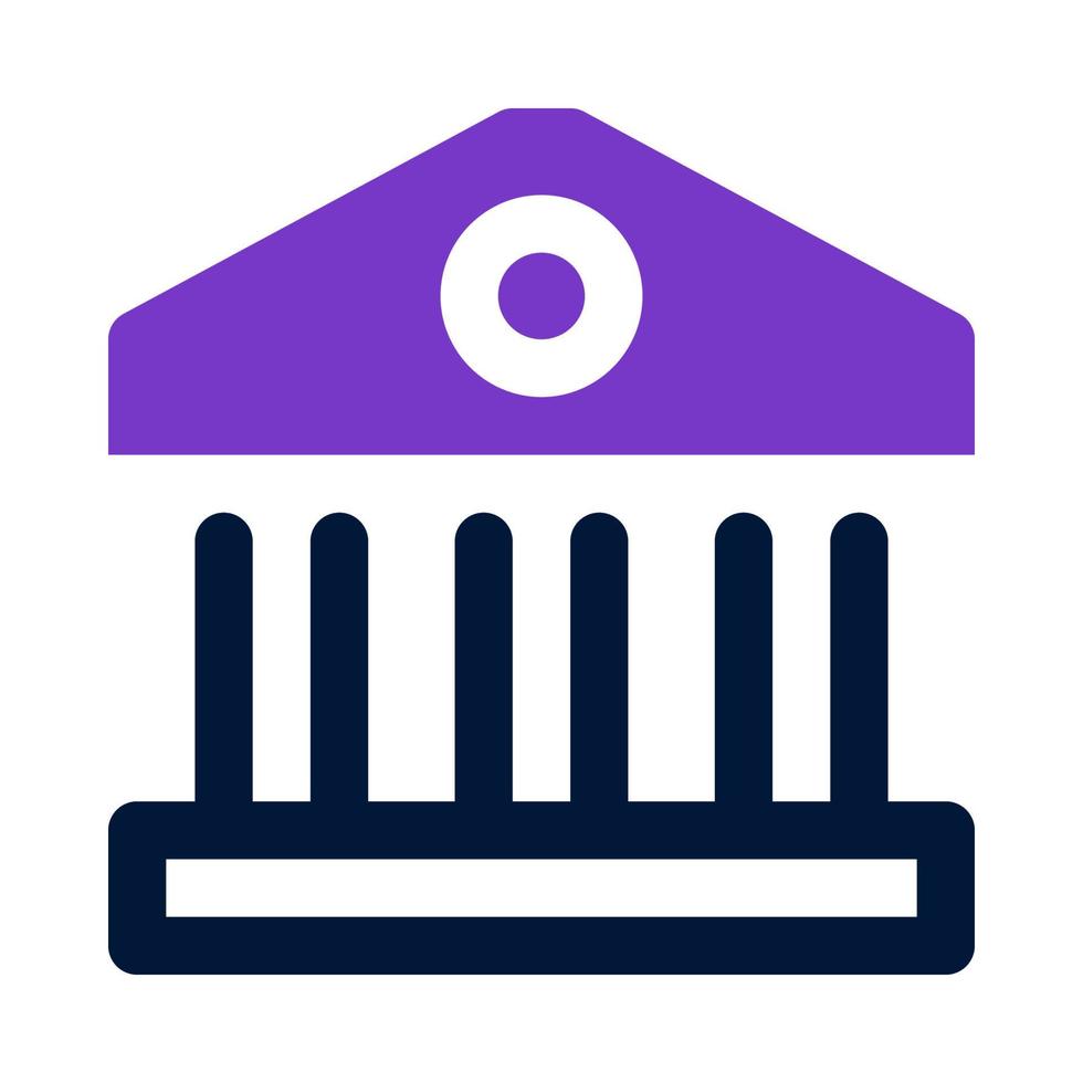 bank icon for your website, mobile, presentation, and logo design. vector