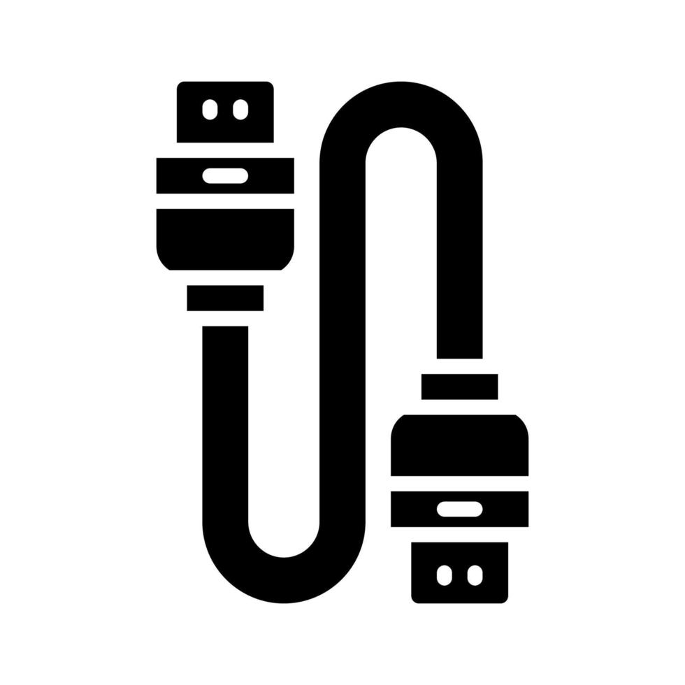 usb cable icon for your website, mobile, presentation, and logo design. vector