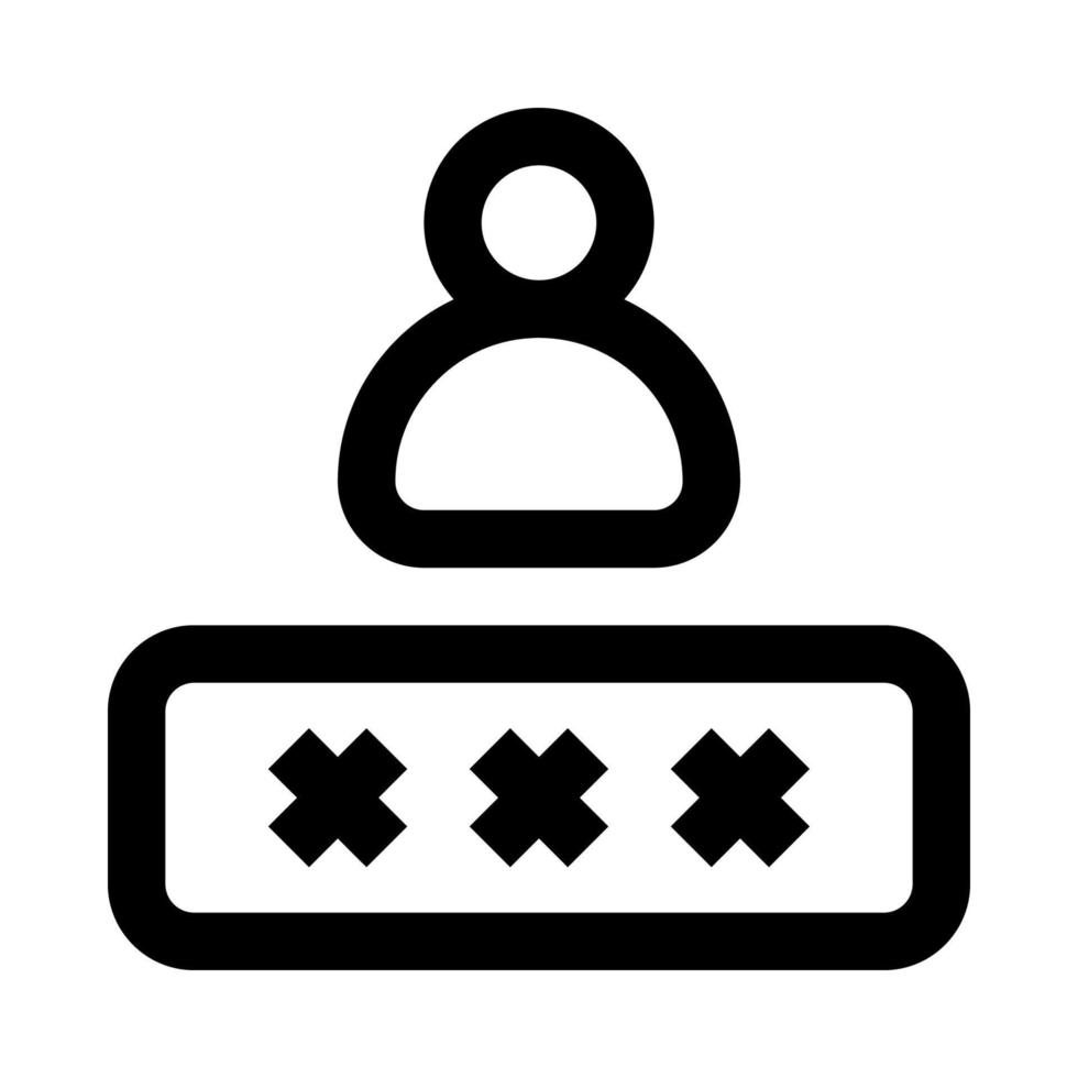 password icon for your website, mobile, presentation, and logo design. vector