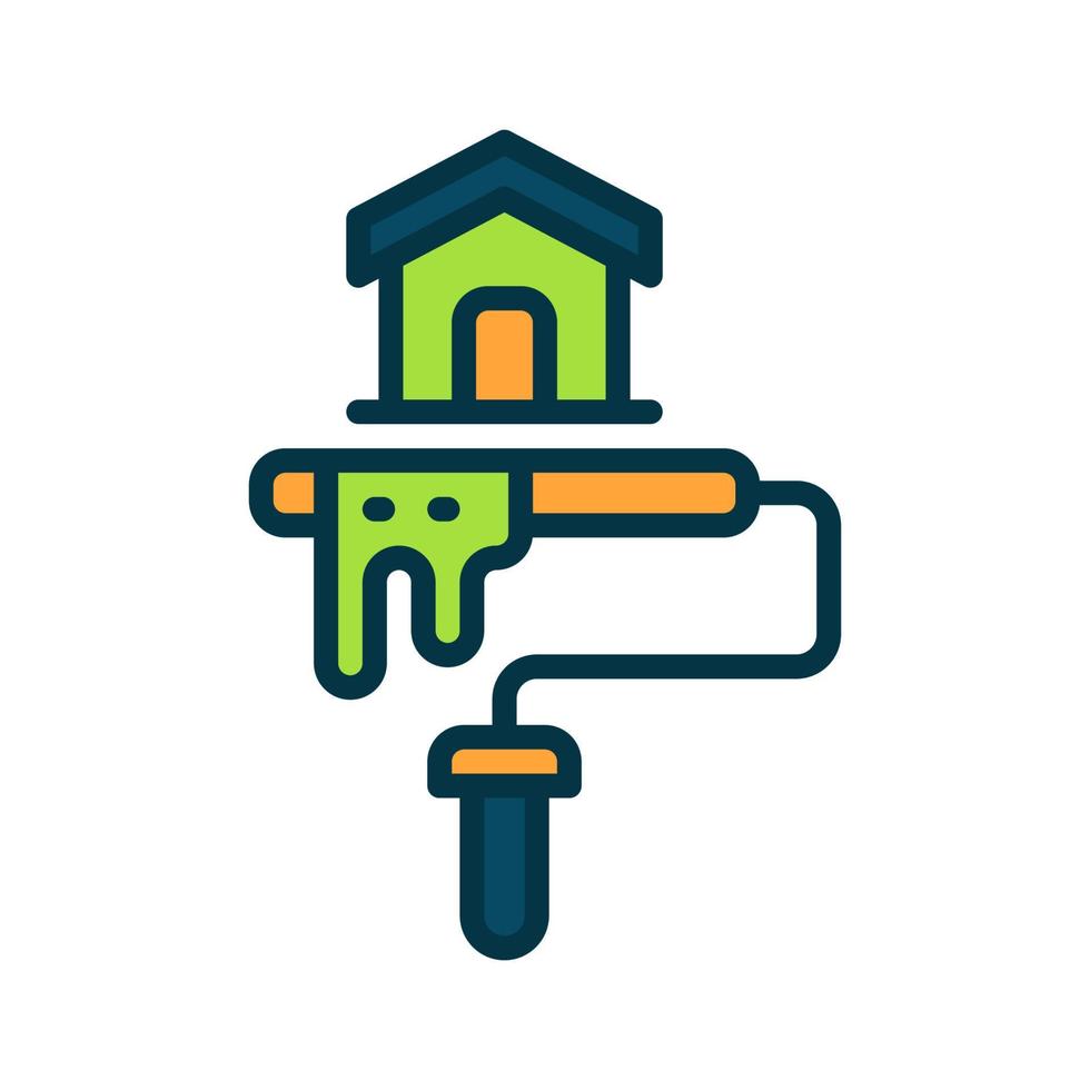 home renovation icon for your website, mobile, presentation, and logo design. vector