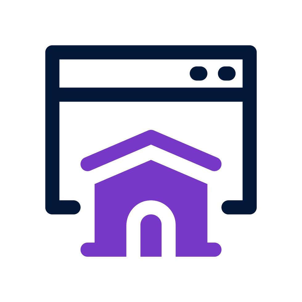 homepage icon for your website, mobile, presentation, and logo design. vector