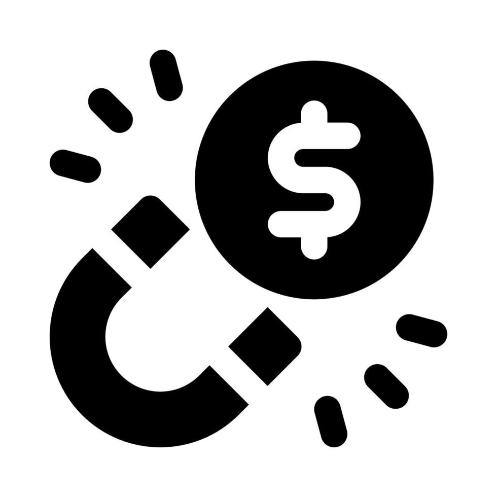 magnet icon for your website, mobile, presentation, and logo design. vector