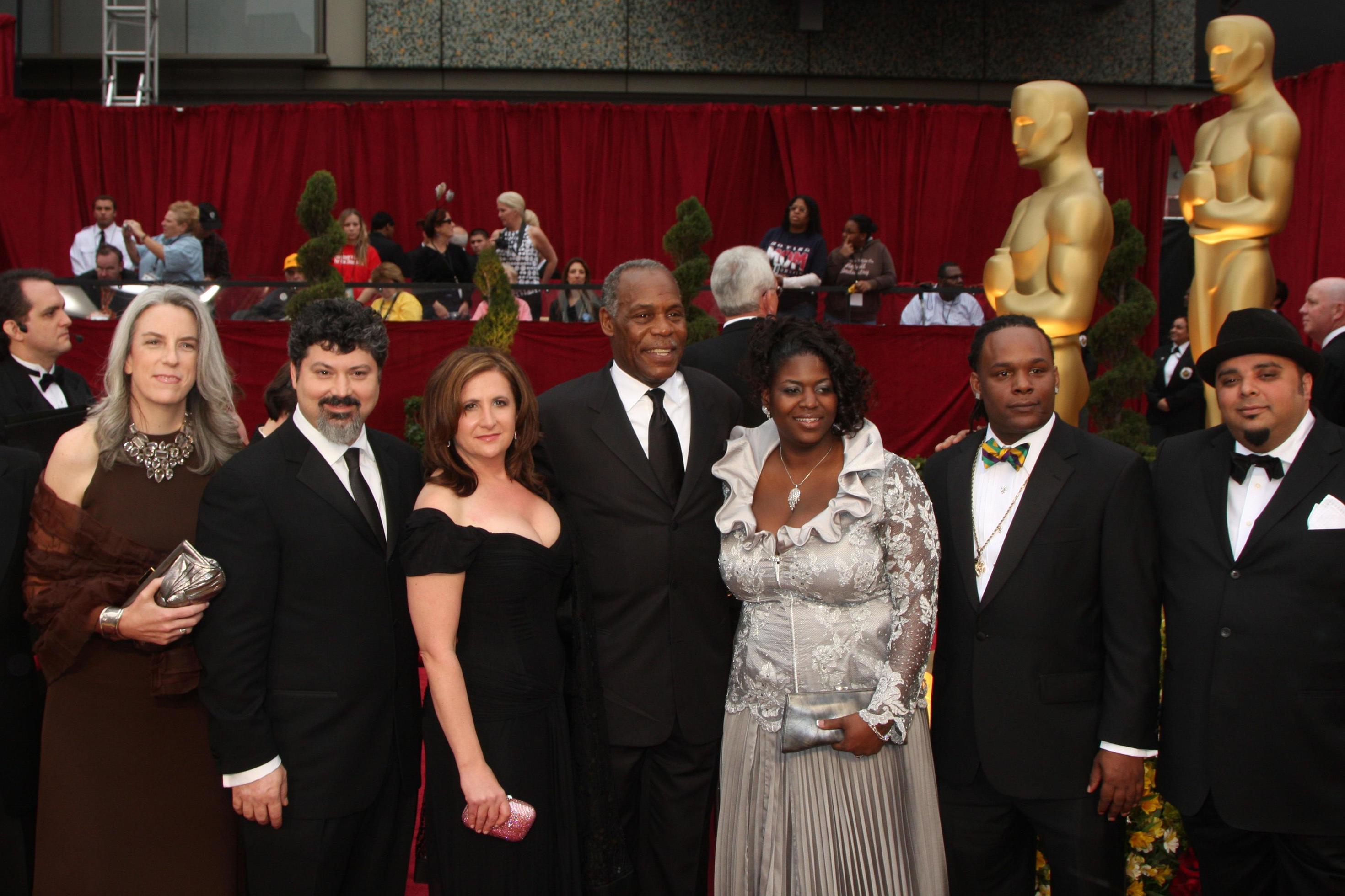 Danny Glover Family arriving at the 81st Academy Awards at the Kodak