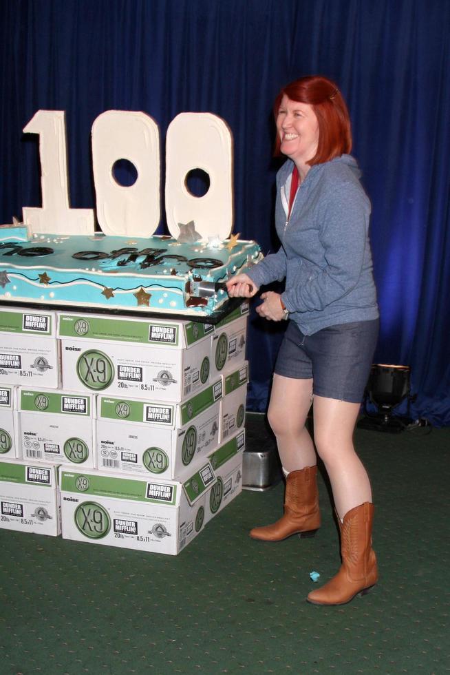 Kate Flannery 100th Episode of The Office  On Location at Calamigos Ranch in Malibu  CA on April 14 20092009 photo