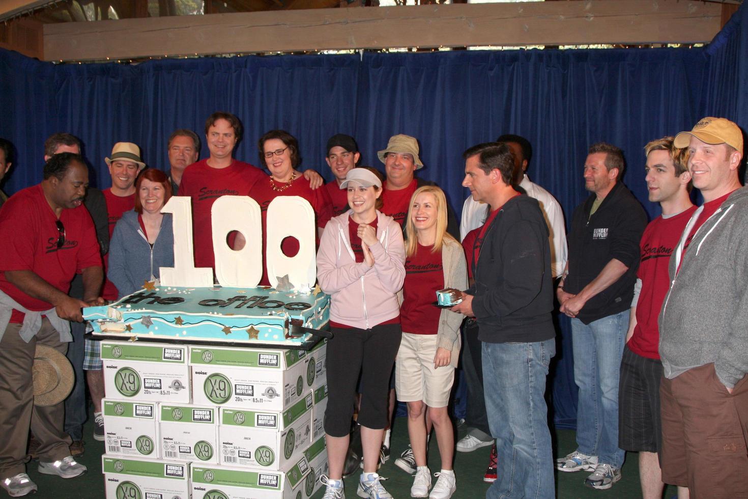 The Office Cast  at the  100th Episode of The Office  On Location at Calamigos Ranch in Malibu  CA on April 14 20092009 photo