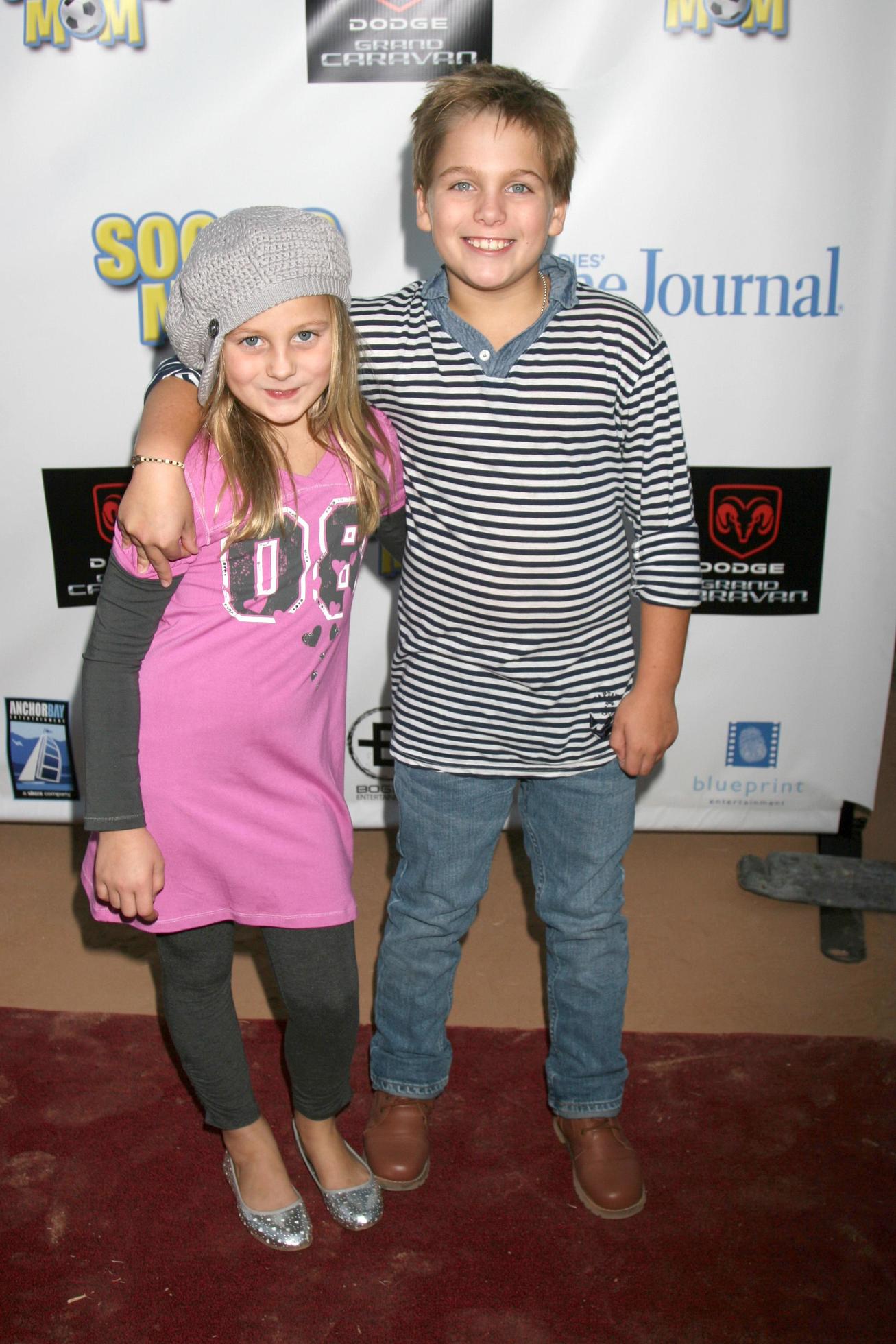 Ellery Dylan Sprayberry arriving at The Premiere of Soccer Mom