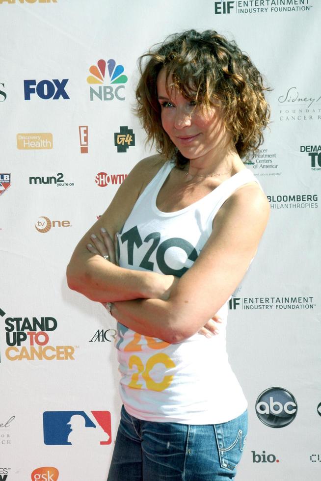 LOS ANGELES  SEP 10  Jennifer Grey arrives at the Stand Up 2 Cancer 2010 Event at Sony Studios on September 10 2010 in Culver City CA photo