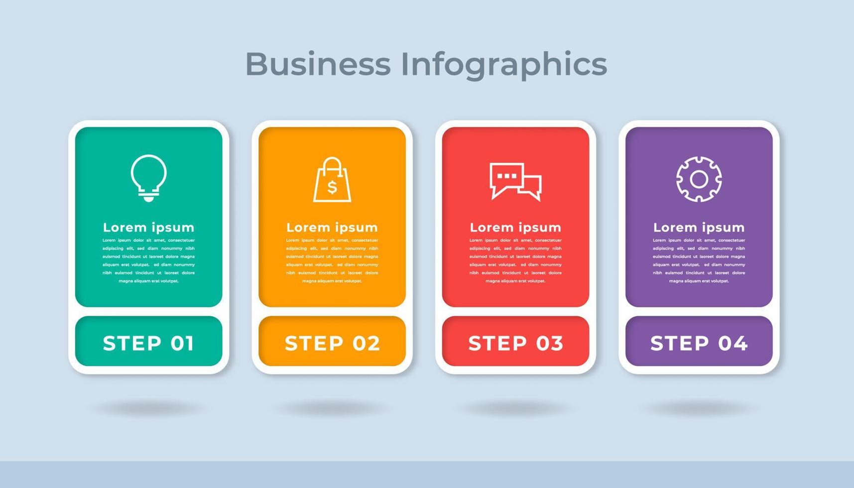 Timeline Infographics Business Data Visualization Process Chart. Abstract Diagram Graph with Steps, Options vector