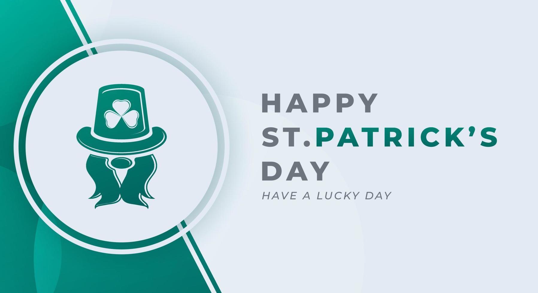 Happy St. Patricks Day March Celebration Vector Design Illustration. Template for Background, Poster, Banner, Advertising, Greeting Card or Print Design Element