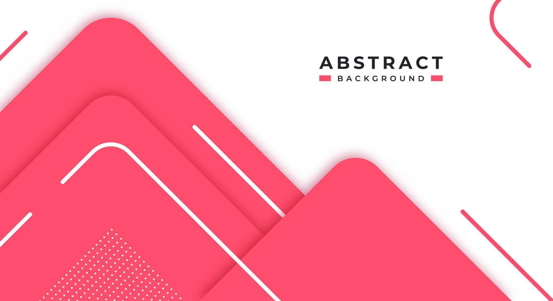 resumen rosado antecedentes geométrico forma papel capas con Copiar espacio para decorativo web disposición, póster, bandera, corporativo folleto y seminario modelo diseño vector