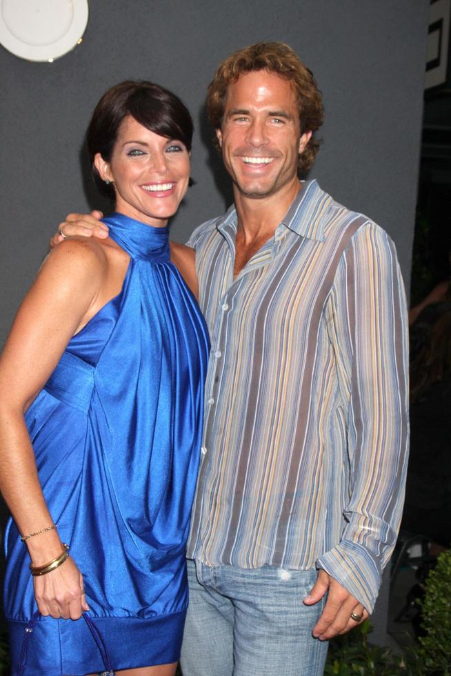 Lesli Kay  Shawn Christian arriving at the Style LA Runway Show at the Viceroy Hotel in Santa Monica CA on July 27 2009 2009 photo