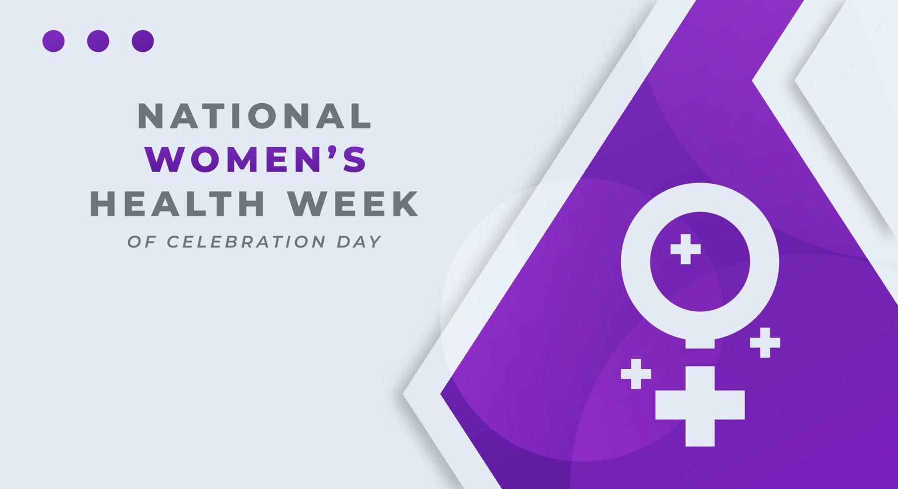 Happy National Women's Health Week Celebration Vector Design Illustration for Background, Poster, Banner, Advertising, Greeting Card