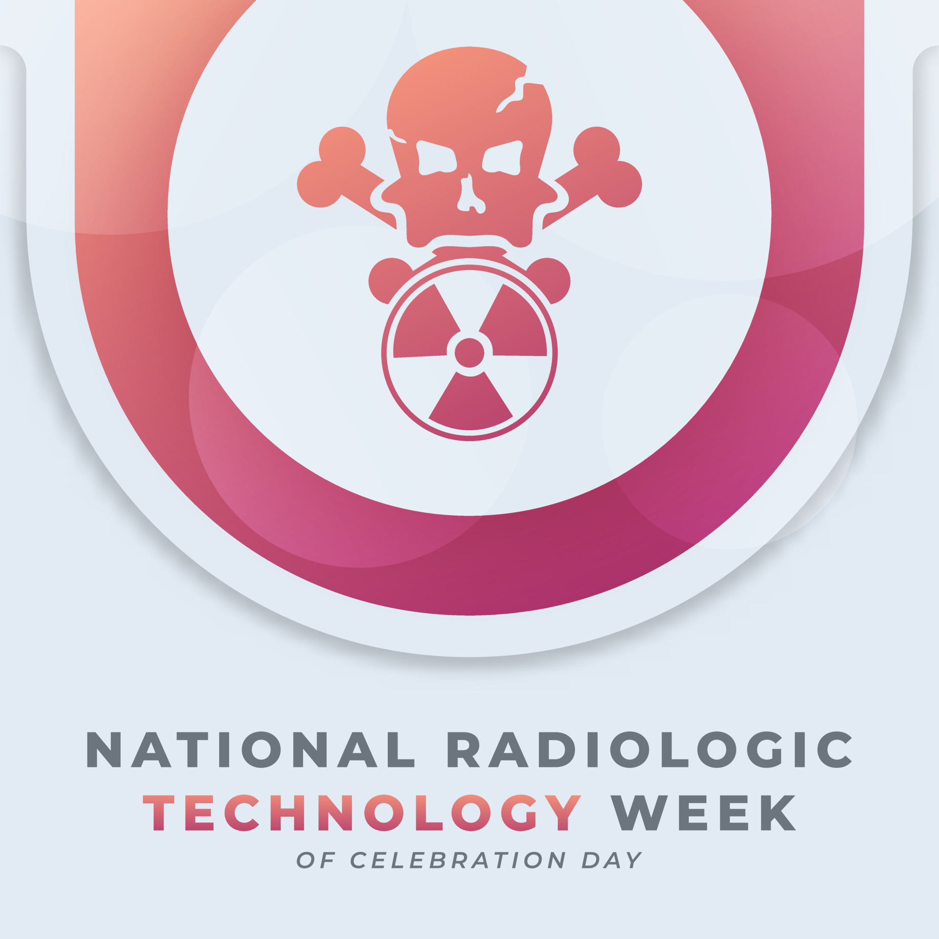 Happy Radiologic Technology Week Celebration Vector Design Illustration