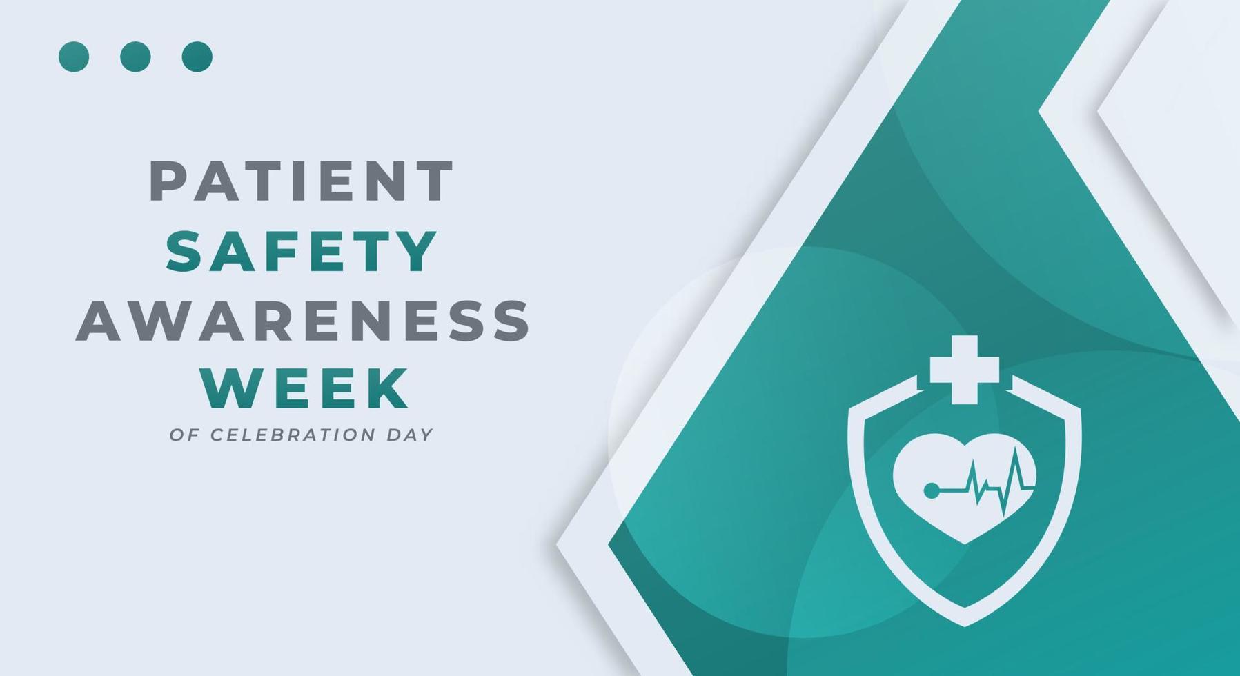 Happy Patient Safety Awareness Week Celebration Vector Design Illustration for Background, Poster, Banner, Advertising, Greeting Card