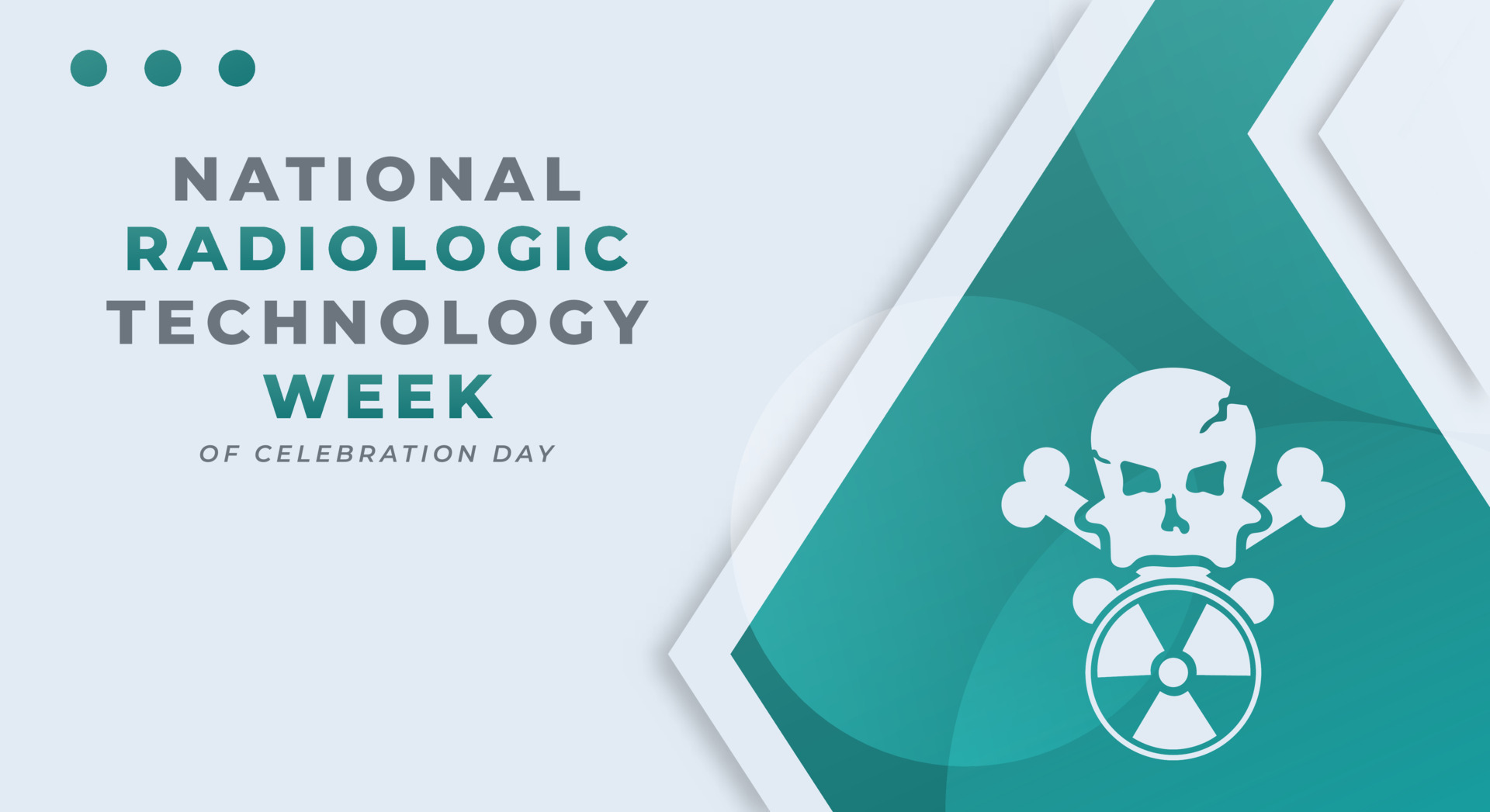 Happy Radiologic Technology Week Celebration Vector Design Illustration