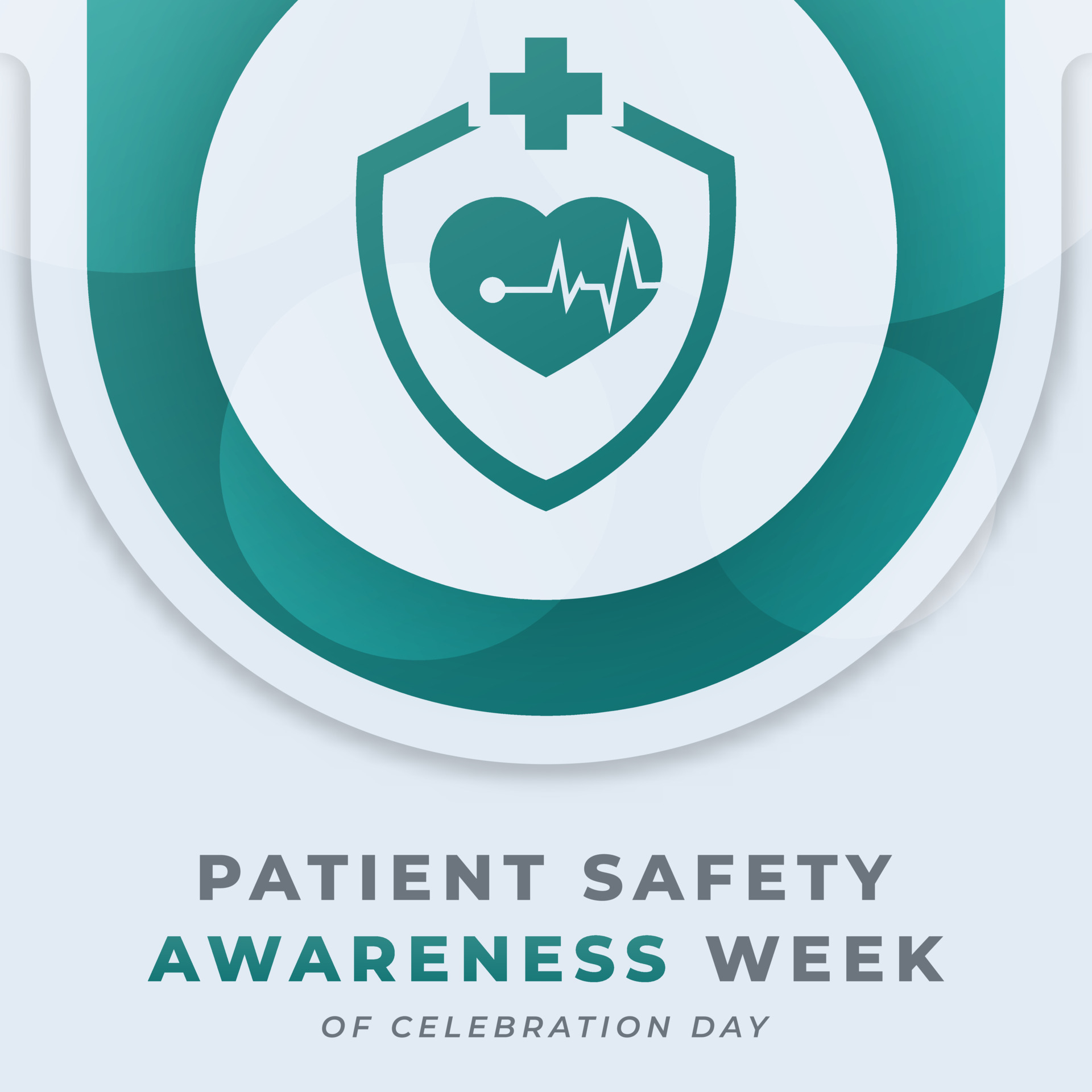 Happy Patient Safety Awareness Week Celebration Vector Design