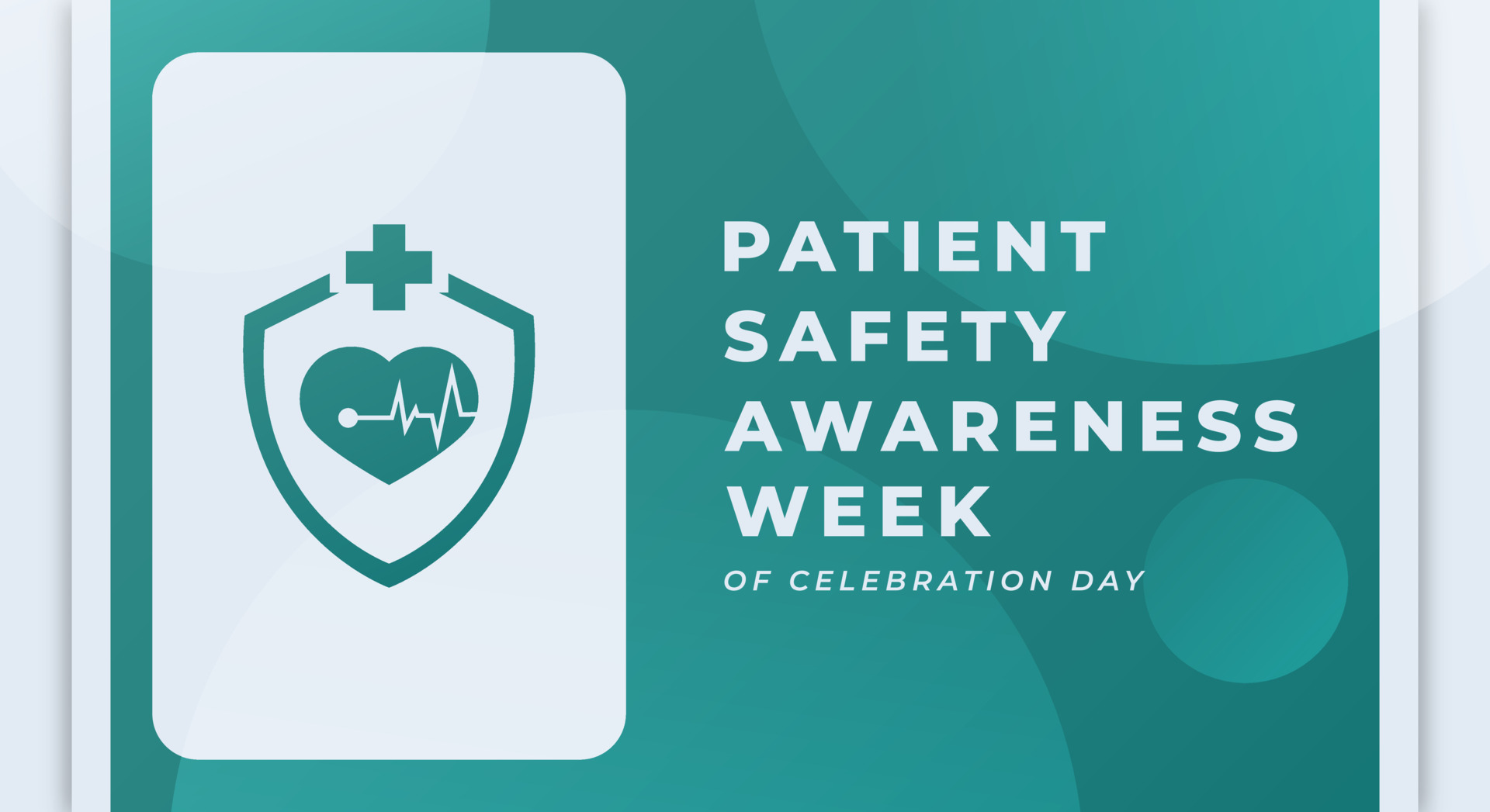 Happy Patient Safety Awareness Week Celebration Vector Design