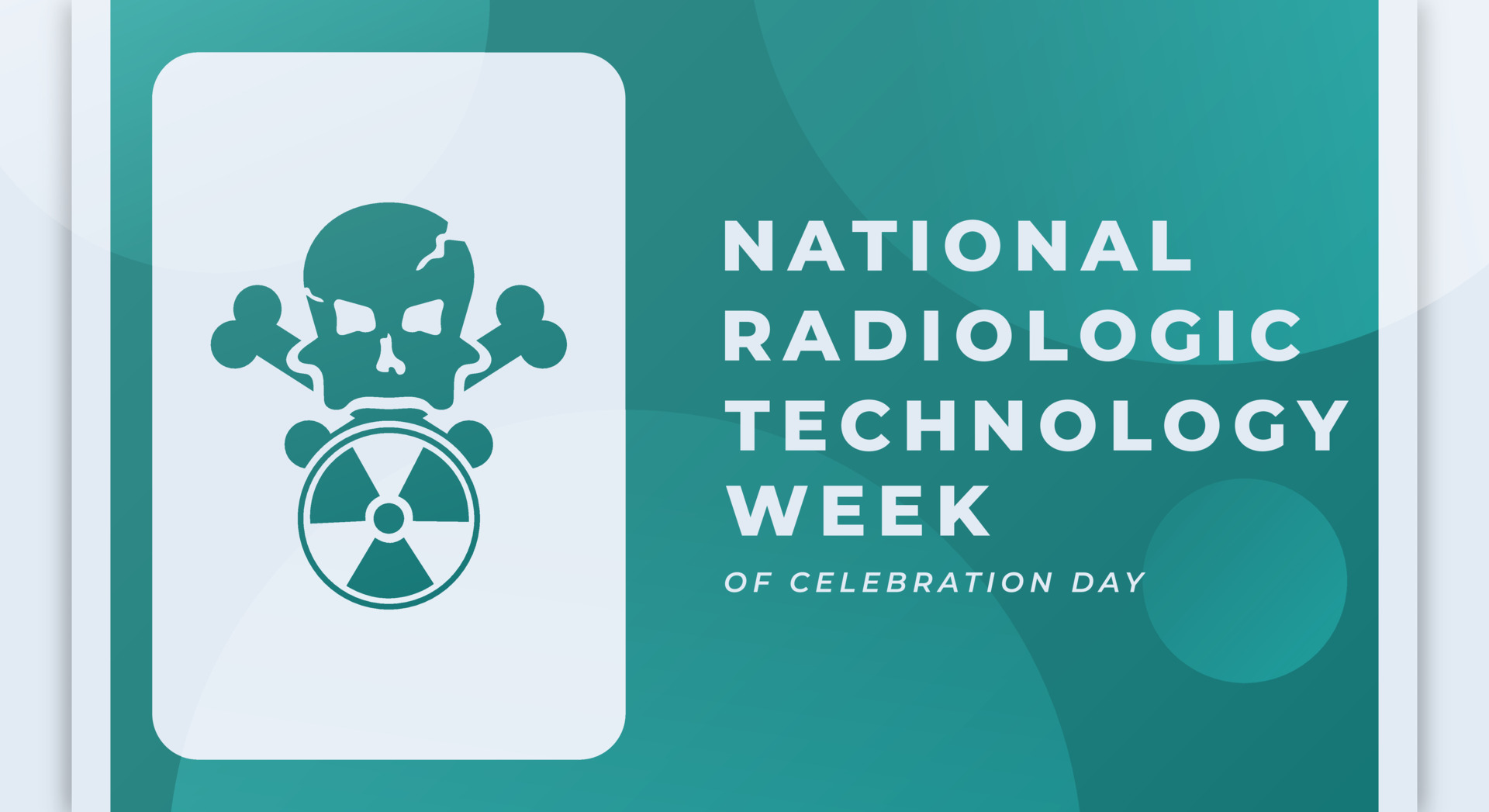 Happy Radiologic Technology Week Celebration Vector Design Illustration