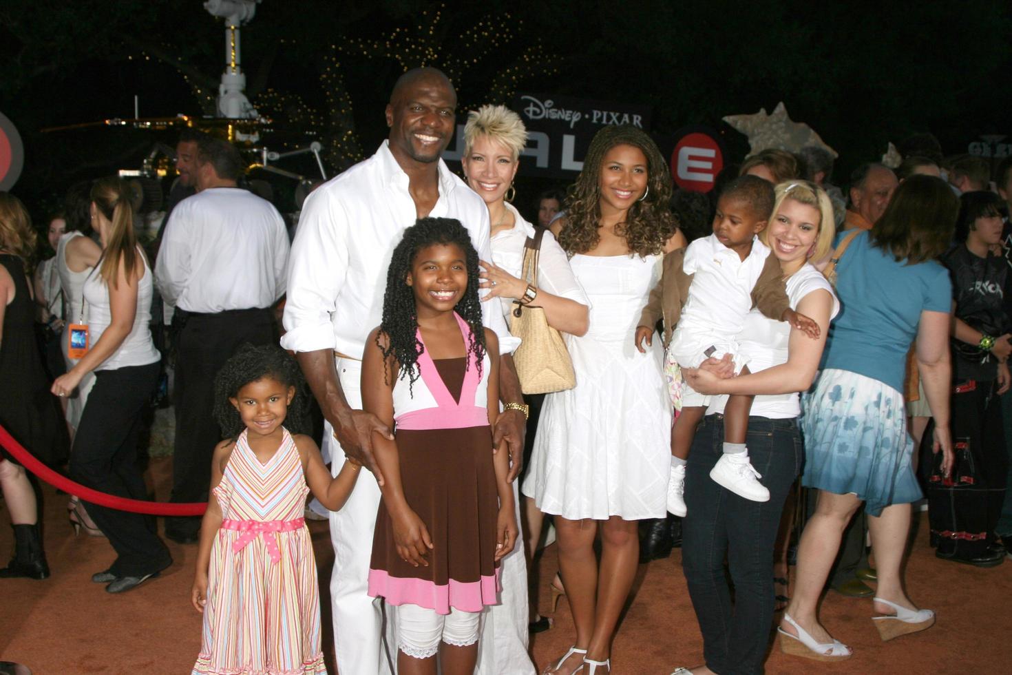 Terry Crews  Family arriving at the Wolrd Premiere of WallE at the Greek Theater in Los Angeles CA onJune 21 20082008 photo