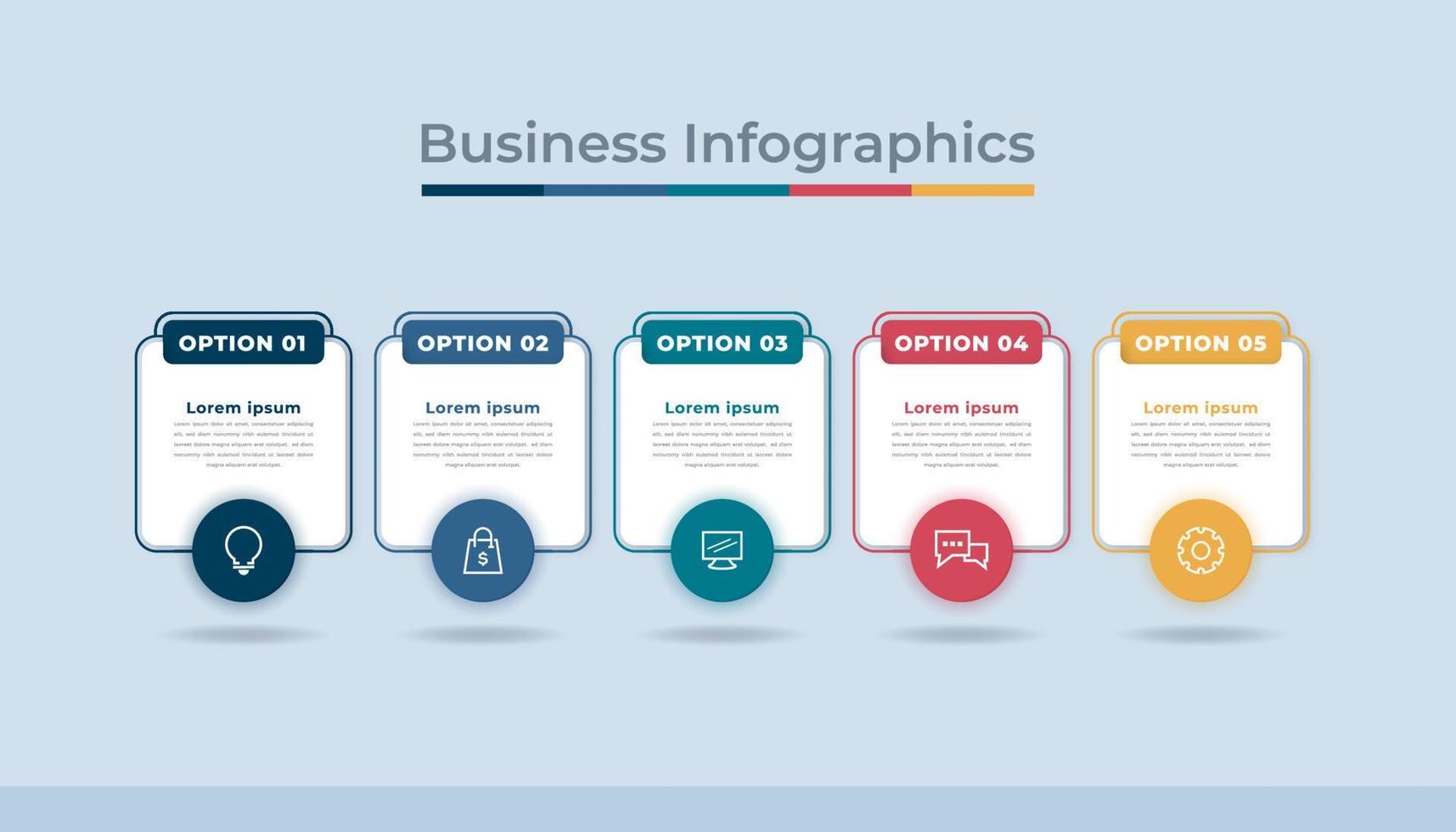 Timeline Infographics Business Data Visualization Process Chart. Abstract Diagram Graph with Steps, Options vector